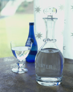 Glass and Carafe of Water
