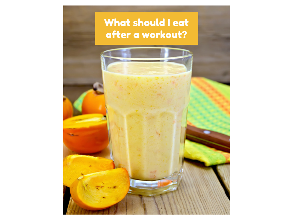What should I eat after a workout?